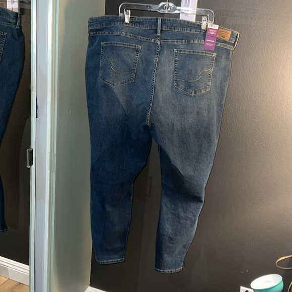 Plus size, Signature Levi Strauss mid rise skinny jeans - Picture 8 of 10